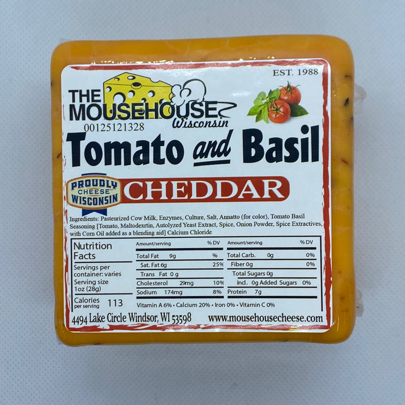 Tomato and Basil Cheddar