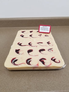 White Chocolate Raspberry Cheesecake Fudge
