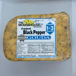 Cracked Black Pepper Gouda, Approx wt. 12oz