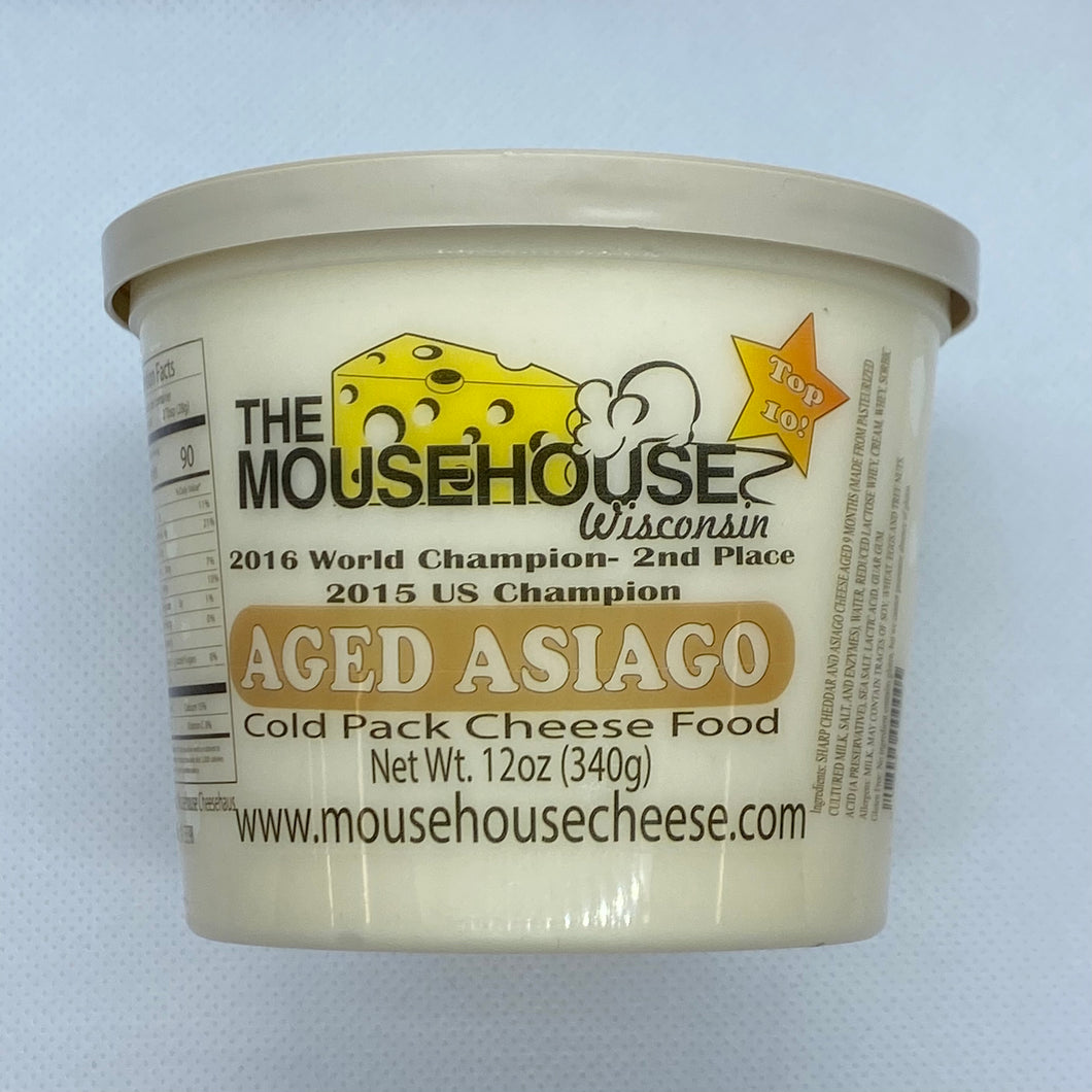 Aged Asiago Cheddar Spread, 12 oz