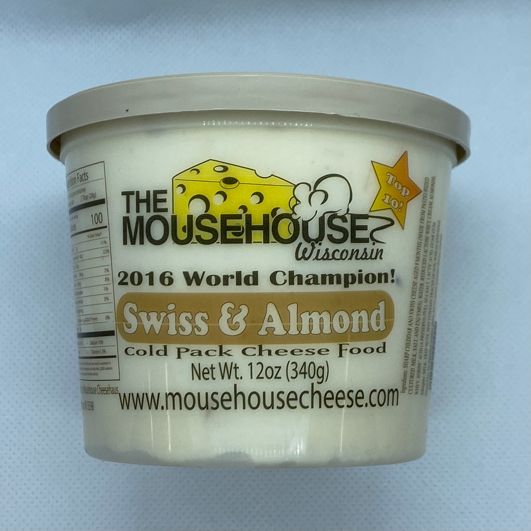 Swiss & Almond Cheddar Spread, 12 oz