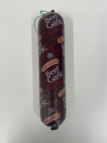 1.5 lb Summer Sausage, Hand Tied Old Wisc., Garlic