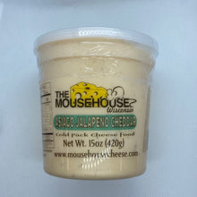 Load image into Gallery viewer, Asiago &amp; Jalapeno Cheddar Spread, 15 oz